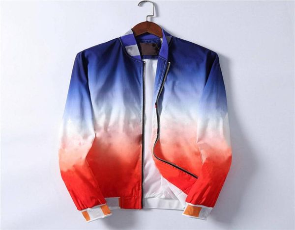 

21 fashion j2020 fashion jacket casual windbreaker long sleeve mens jackets zipper pocket printing pattern jacket 7 style58618491404528, Black;brown
