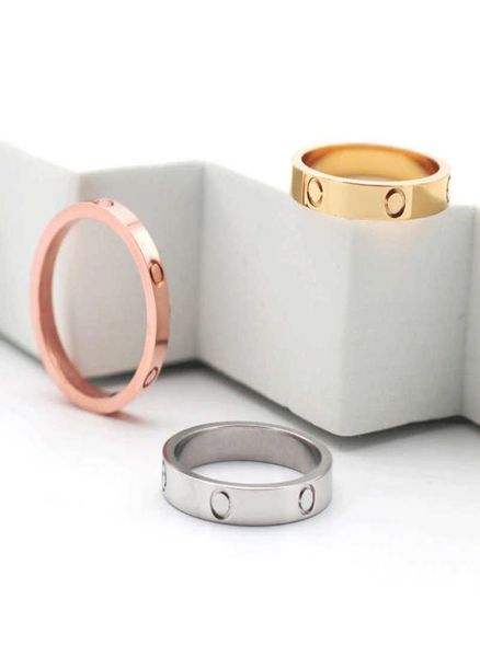 

4mm 5mm 6mm stainless steel band rings jewelry gifts for men and women size 5113776946, Silver