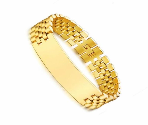 

215cm stainless steel bending bracelet male fund gold black color bracelet male jewelry7808945