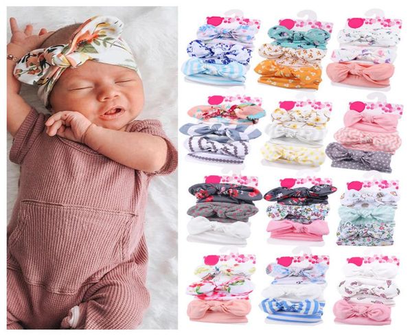 

baby nylon headbands with cattoon ear turban hair bows band soft elastic pure color accessories for kids toddlers infants newborn 5711494, Slivery;white