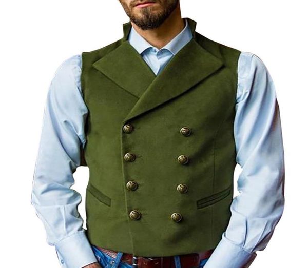 

europe double breasted men vests vintage casual slim fit creative breathable latest coat design ropa hombre mens clothes ec50mj me9907752, Black;white