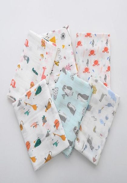 

cotton newborn bamboo muslin swaddle for newborns lovely wraps bath towel soft baby blanket y20010951537431743818