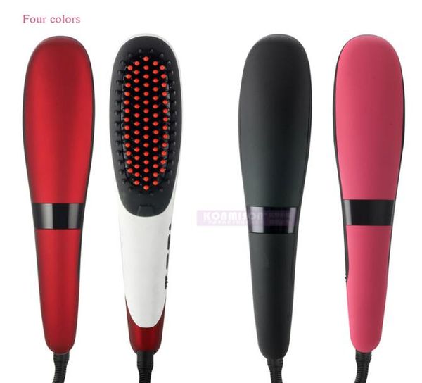 

2017 new arrival electric lcd fast straightening hir sraightener bush for home use 1361430, Black