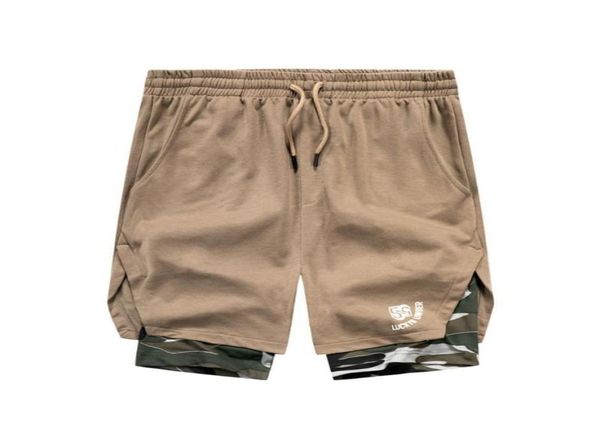 

summer shorts men fashion camouflage patchwork sporting fitness shorts training mens bodybuilding gyms men short pants sportwear7495248, White;black