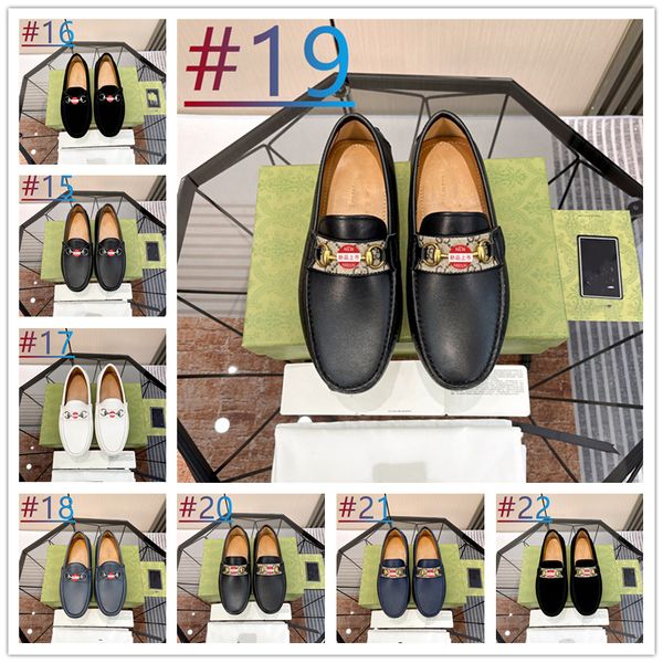 

designer genuine leather men casual shoe luxury brands mens loafers moccasins breathable slip on black driving shoes plus size 38-46