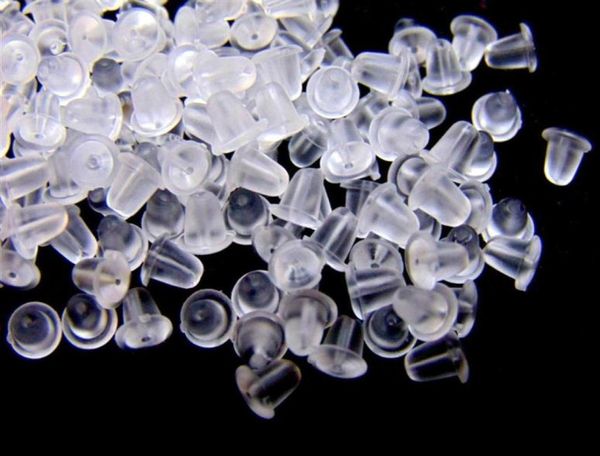 

whole 3000pcs lot rubber sers earrings back end spacers 05o290t3704827, White