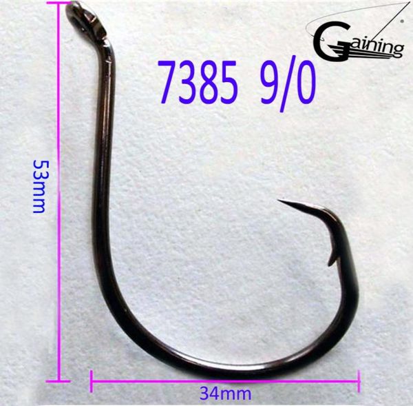 

50pcslot 90 high carbon stainless steel chemically sharpened ocs circle ocean fishing hooks 7385 ocean fish hooks9180262