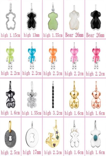 

2022 new 925 silver bear pendant necklace necklace neck and beauul classic lady jewelry fashion accessories whole83261916792957