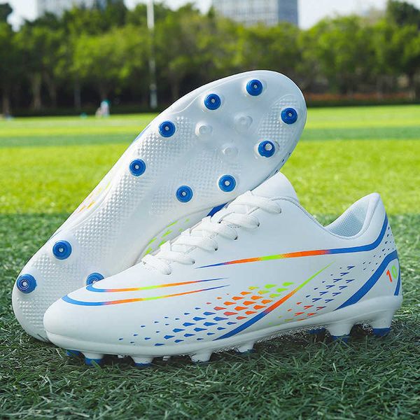 

womens mens football boots tf ag comfortable soccer shoes youth training shoes fashion sneakers white black silver big size 35-47