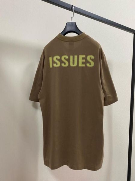 

2022 spring summer usa puppet issues vintage t shirts short sleeve mens tshirt women clothes casual cotton tee92732188671365, White;black