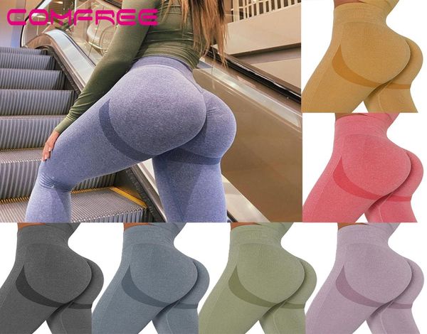 

yoga pants scrunch butt lifting workout leggings high waist tummy control leggins gym girls fitness tights seamless sport pants4907926