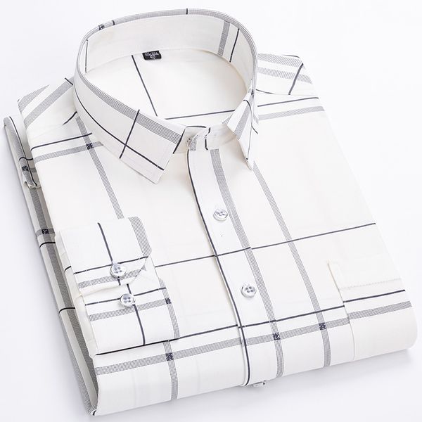 

men's casual shirts print long sleeved mens shirts casual 6xl plus size regular fit man dress shirt with front pocket business leisure, White;black