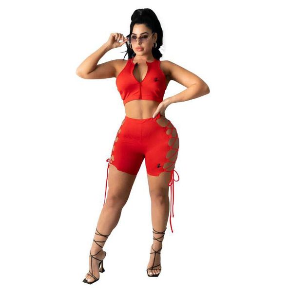 

women's two piece pants 2024 fashion women chic set outfits letter print colorblock knot front buttoned & high waist, Gray