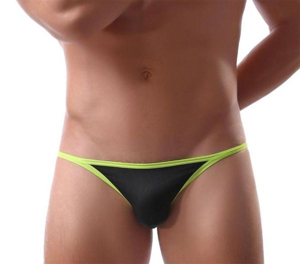 

mens underwear patchwork male panties shorts underpants patchwork nylon briefs panties breathable mens bikini slip homme7225484, Black;white