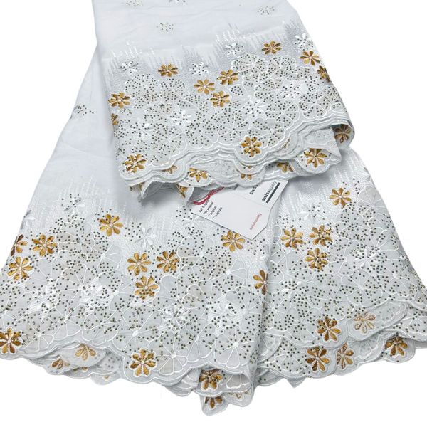 

swiss voile lace fabric 5 yards african women wedding formal garment cotton ladies cloth dinner dress detelle bride party sewing apparel 202, Black;white