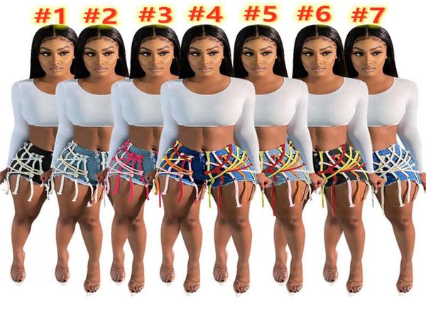 

plus size summer women denim jeans shorts 2xl fashion bodycon bandage clothes casual short pants straightleg pocket dhl ship 53471705801, Blue