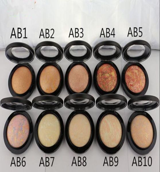 

ew arrival face mineralize skinfinish poudre face powders10g 10 colors 10 pcslot5724060