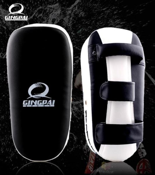 

mma muay thai tkd punching curve pads pu leather sanda taekwondo kick box4930698