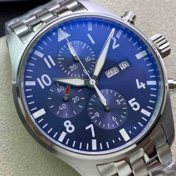 

luxury watches for mens mechanical watch zf factory eta7750 i88wc pilot watch swiss brand geneva wristatches