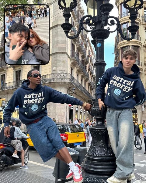 

mens hoodies sweatshirts fashion 3d foaming star printed hoodie harajuku broken planet loose sweatshirt y2k street hip hop casual men clothi, Black