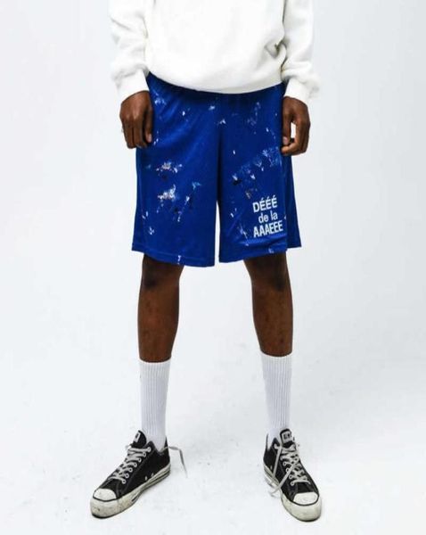 

splash ink letter printed mesh shorts women men shorts drawstring fashion loose highstreet beach summer hawaii vacation fzkz1463216550, White;black