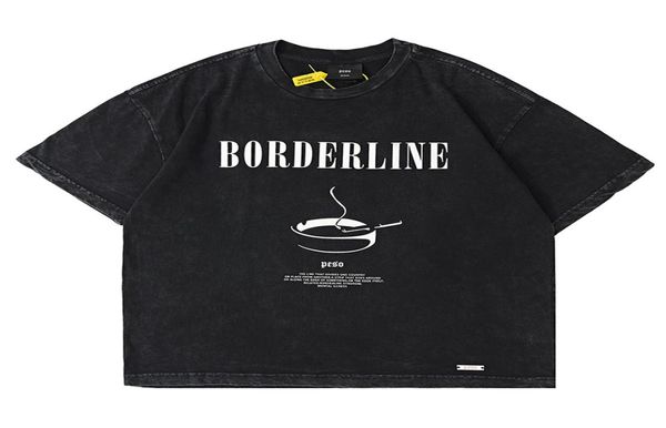 

usa europe germany ashtray print vintage t shirt high street tee spring summer skateboard men women streetwear tshirt1669682, White;black