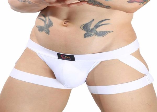 

underpants mens briefs pouch gstring backless jockstrap underwear6568250, Black;white