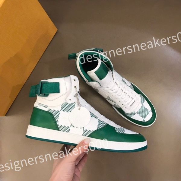 

2023 new luxury brand casual shoes shoes retro men's leather lace-up fashion printing trainer sports women's casual sports small w, Black