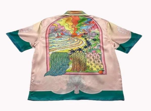 

casablanc sicilian summer fairy tale dream short sleeve shirt men039s and women039s same style european and american style l6038181553114, White;black