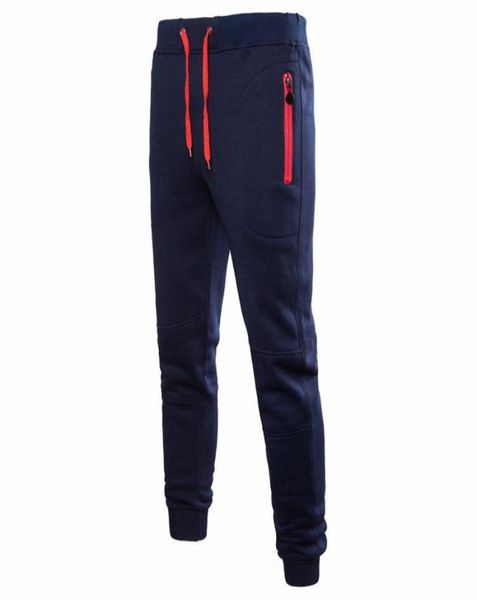 

direct deal mens sport pants long trousers tracksuit gym fitness workout joggers sweatpants6043500, Black
