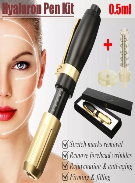 

05 ml hyaluron pen atomizer gun hyaluronic pen for wrinkle removal skin lift anti aging9769681, Black;white
