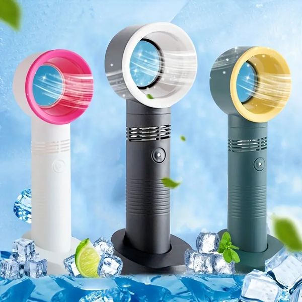 

stay cool anywhere: portable usb rechargeable mini hair dryer & eyelash fan