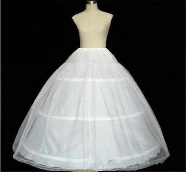 

three hoops petticoats for ball gowns adjustable sizes crinoline bridal accessories underskirt for weddingpromquinceanera 4099256, White