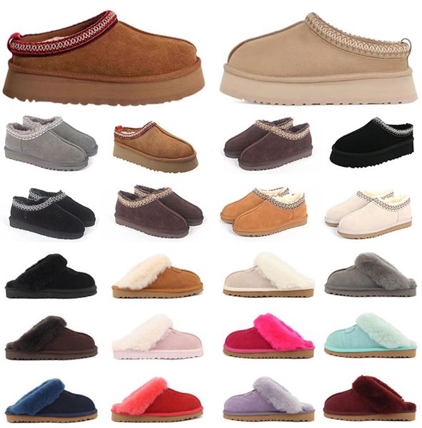 

designer tasman platform snow boot woman winter boot designers ankle boots tazz shoes chestnut black warm fur slippers indoor australian tas