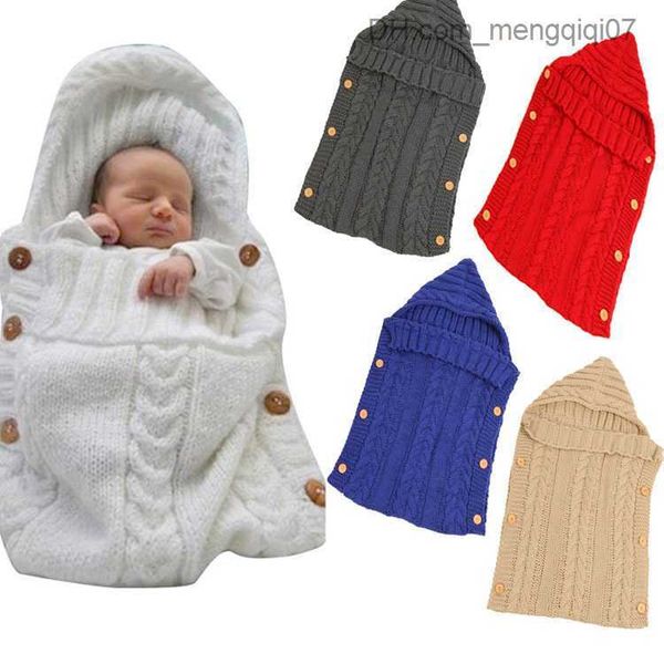

pajamas newborn baby blanket knitted crochet breathable in summer warm in winter swamp packaging sleeping bag 0-6 months old baby boy and gi, Blue;red