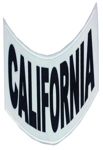

mongols california bottom rocker embroidery iron on patches motorcycle biker club jacket vest custom diy backing patch1343257, Black