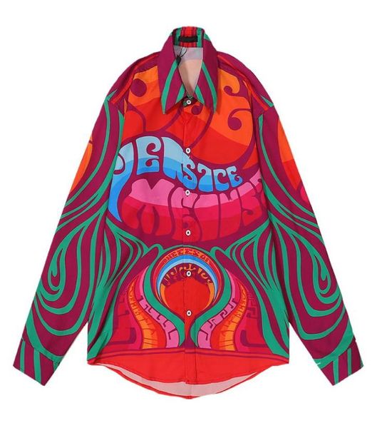 

mens casual shirts hawaiian style mens long sleeves spring and summer fashion men womens dinner reception prom lovers size m3xl4330750, White;black