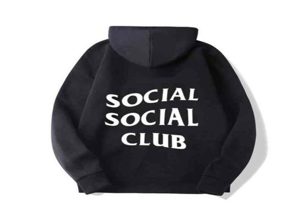 

fleece sports hoodie sweater antii social men039s298f011728508, Black