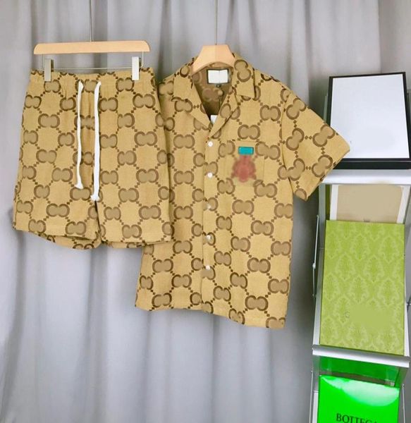 

mens beach designers tracksuits summer suits 2022 fashion t shirt seaside holiday shirts shorts sets man s 2022 luxury set outfits7595244, Gray