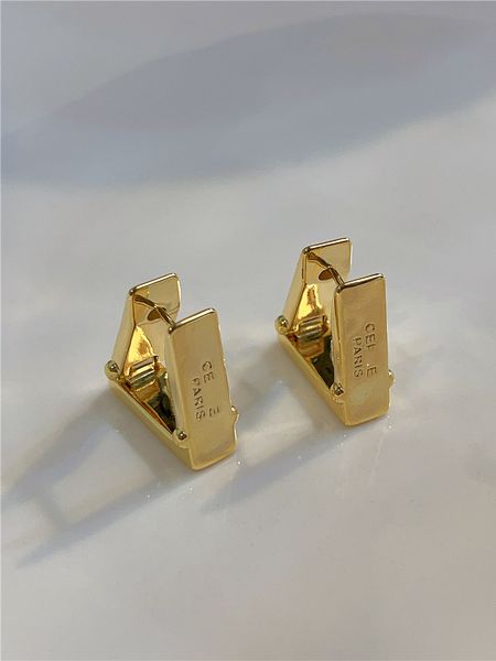 

designer earrings for women dangle & chandelier fashion earring vintage classic c letter jewerly girl accessories gifts party round triangle, Silver