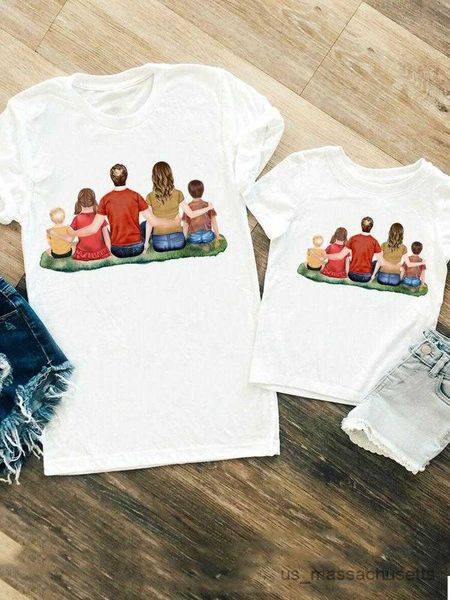 

family matching outfits family matching outfits dad daughter mother tee t-shirt women girls boys kid child summer mom mama tshirt clothes cl, Blue