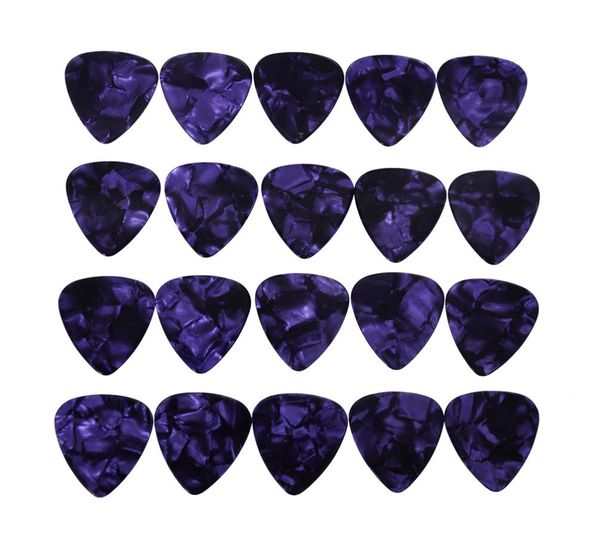 

lots of 100pcs medium 071mm guitar picks plectrums celluloid pearl purple9080756