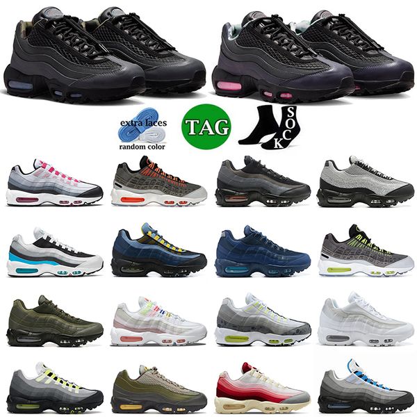 

running shoes 95 95s og athletic sneakers for men womens corteizes 95 anatomy sketch fish scales greedy neon pink laser green mx outdoor tra