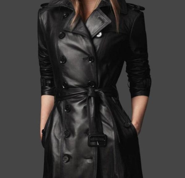 

faux coats pu leather jacket women039s outerwear leather jacket for women autumn winter woman leather coat female slim plus siz1121644193, Black