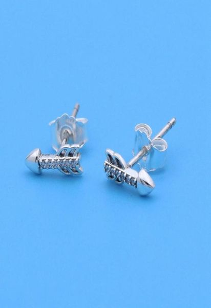 

wholefun shining arrow stud earrings jewelry 925 sterling silver with cz diamond luxury designer lady stud earrings9228977, Golden;silver