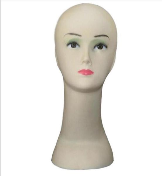 

female mannequin head hat display wig training head head model9658703, White