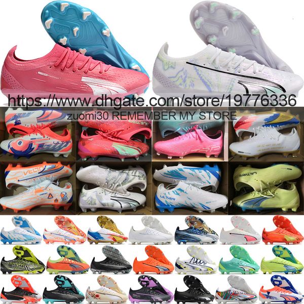 

send with bag quality football boots ultra ultimate fg natural lawn world cup soccer cleats mens soft leather comfortable lithe training foo, Black