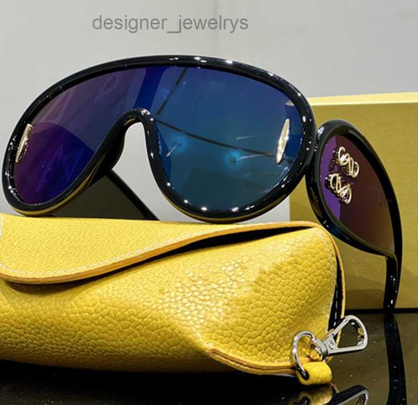 

designer sunglasses luxury sunglass wave mask 40108 large frame women mens polarized glasses acetate fiber hip hop luxury classics uv400 pro, White;black
