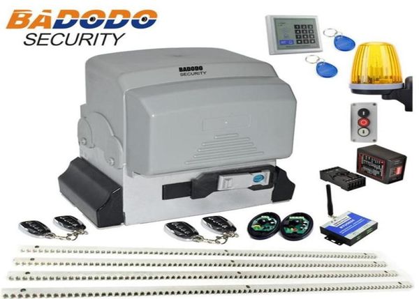 

1000w 2500kg automatic gsm sliding gate opener motor kit 6m 7m racks hardware with keyfobs for sliding gates up to 2500kg252y6721911