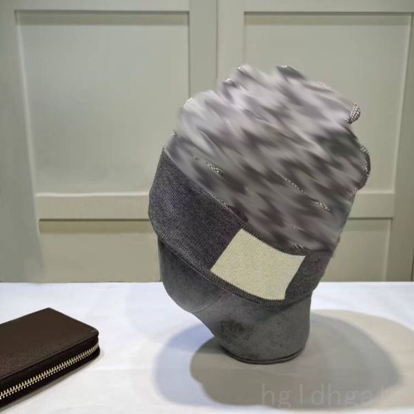 

woman beanie designer winter hats knitted bonnet fall winter cashmere soft letters plaid chapeau casual outdoor designer caps skull warm mz0, Blue;gray